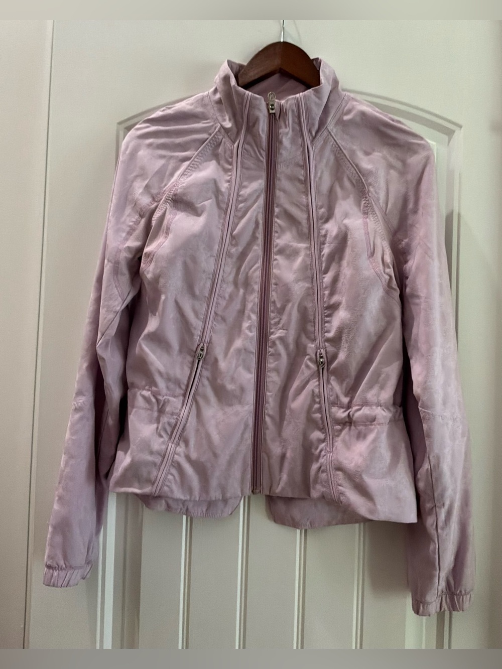 Lululemon Travel to Track Lavender Jacket, Size 4